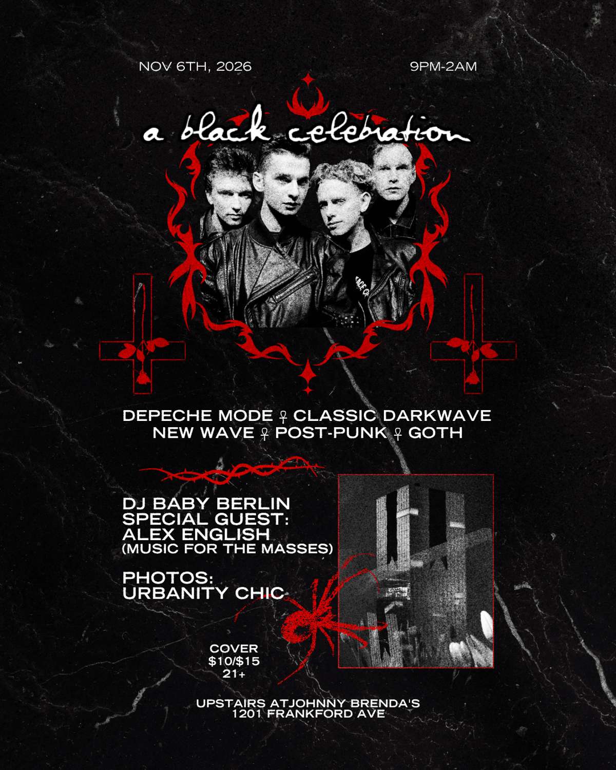 A Black Celebration – Philly’s Favorite Depeche Mode Dance Party